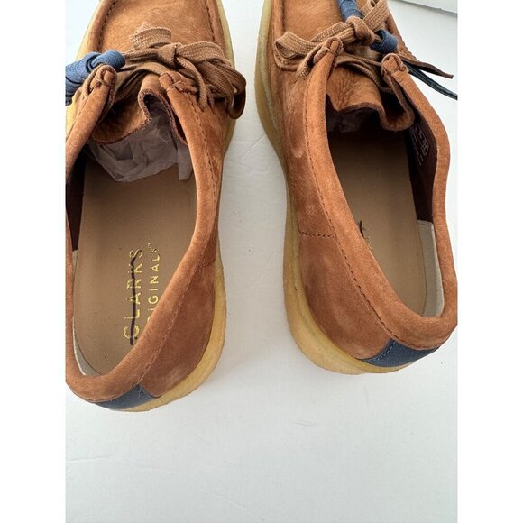 NEW CLARKS Wallabee Cup Tan Nubuck Men\'s Lifestyle Shoe Moccasins Mens Size 10 main image 7